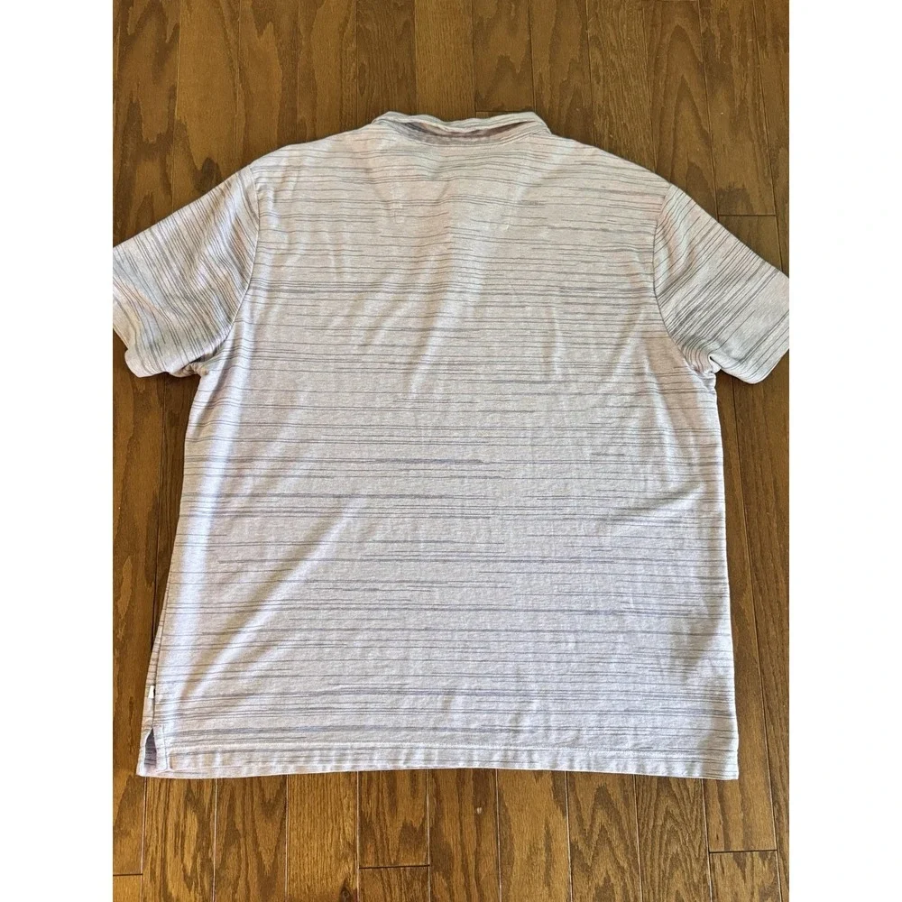 TOMMY BAHAMA Men's Sz 2XL Polo Shirt‎ Baja Sunset Stripe Beach Vacation